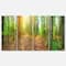 Designart - Dense Forest Panorama - Landscape Canvas Art Print
